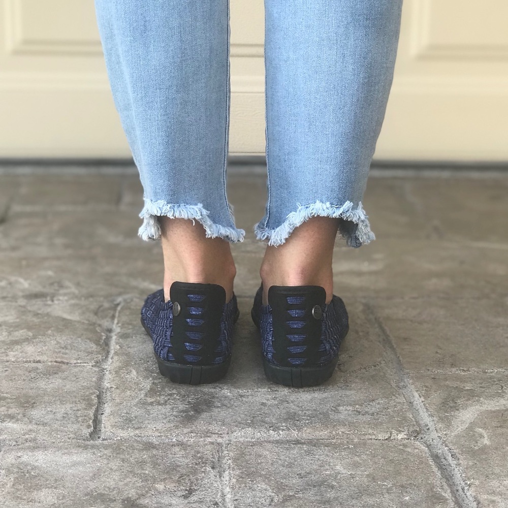 Navy Blue Signature Comfortable Mary Jane Flat - Picture 4 of 8